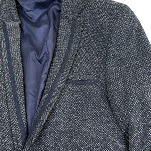 Young Republic Tweed Blazer Jacket Blue Men's Chest 36S (Brand Size 52) Classic